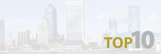 Jacksonville on Top Ten lists