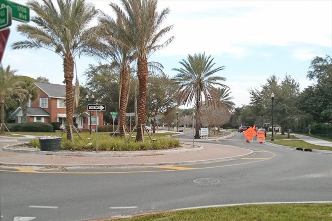 San Marco Streetscape Update - Completed Roundabout