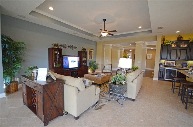 Willowcove at Nocatee David Weekley Model Home Tour - Family Room