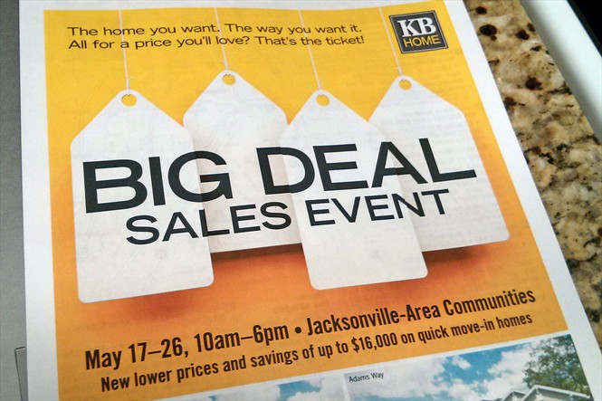 KB Homes Big Deal Sales Event - New Homes Savings in Jacksonville Area