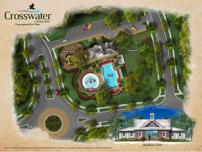 Crosswater at Pablo Bay - Amenities Center Conceptual Site Plan