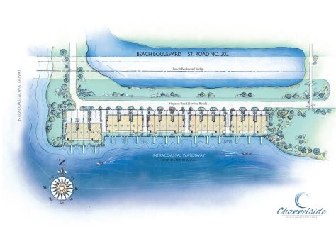 Site Plan, Channelside on the Intracoastal