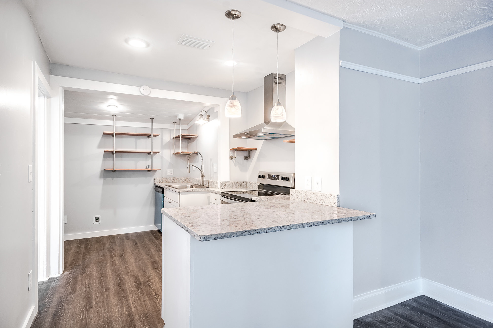 Updated kitchen with neutral colors in Murray Hill home for sale